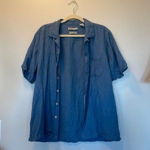 Silk button up shirt